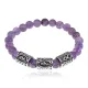 Браслет Стабильный доход, нат.камень Аметист 8мм BSRX8-08