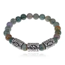 Браслет Лучшая жизнь, нат.камень Яшма 8мм BSRX8-09