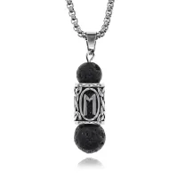 Кулон-амулет Эваз с руной из нержавеющей стали, Лава KULN-12