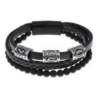 Браслет с рунической формулой Скорейшее избавление от болезней BSX01-04