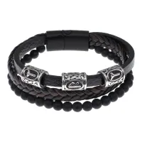 Браслет с рунической формулой Божественная защита BSX01-08