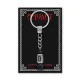 Брелок-амулет Кеназ с руной из нержавеющей стали, Черный агат BKN-38
