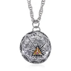 Амулет Всевидящее Око на цепочке, d.2см AC270