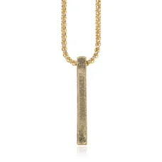 Кулон на цепочке, 35х3мм, цвет золотой BJK471-04