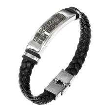 Кожаный браслет Если драка неизбежна BSKR1-455