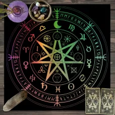 Скатерть для гадания Знаки Зодиака, 50х50см SK029