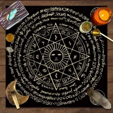 Скатерть для гадания Солнце, 50х50см SK030