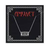 Кулон Руна на цепочке Турисаз KULS1-09