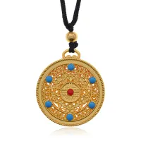 Кулон на шнурке, d 3см BJK473