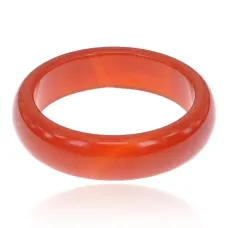 Кольцо из агата, размер 10, цвет бордовый KL589-10