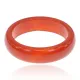 Кольцо из агата, размер 10, цвет бордовый KL589-10