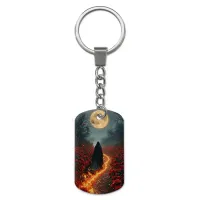 Брелок-жетон с изображением Полнолуние ZH-0002