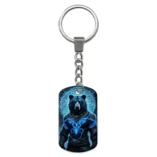 Брелок-жетон с изображением Медведь ZH-0017