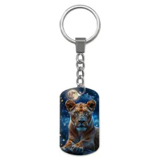 Брелок-жетон с изображением Лев ZH-0032
