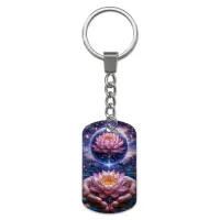 Брелок-жетон с изображением Лотос ZH-0045