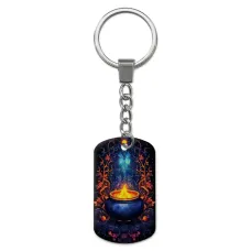 Брелок-жетон с изображением Ведьмин котел ZH-0075