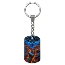 Брелок-жетон с изображением Голубь ZH-0077