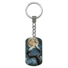 Брелок-жетон с изображением Аисты ZH-0080