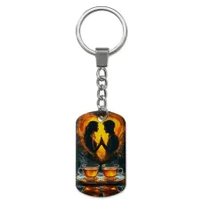 Брелок-жетон с изображением Любовь ZH-0081