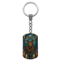 Брелок-жетон с изображением Олень ловец снов ZH-0081