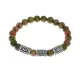 Браслет Здоровая жизнь нат.камень Унакит 8мм BSR096