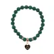 Браслет Знаки Зодиака Весы, синт.кам. Малахит 8мм BS-CR-0877