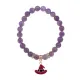 Браслет Шляпа (магический дар) нат.кам. Аметист 8мм BS-CR-0903