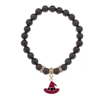 Браслет Шляпа (магический дар) нат.кам. Гранат 8мм BS-CR-0906