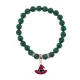 Браслет Шляпа (магический дар) синт.кам. Малахит 8мм BS-CR-0912