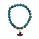Браслет Шляпа (магический дар) синт.кам. Хризоколла 8мм BS-CR-0921