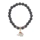 Браслет Слоненок (мудрость, сила) синт.кам. Гематит (не магнит.) 8мм BS-CR-0988