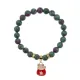 Браслет Манеки-Неко (защита дома) синт.кам. Цоизит 8мм BS-CR-1012