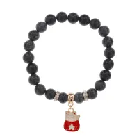 Браслет Манеки-Неко (защита дома) нат.кам. Змеевик 8мм BS-CR-1019