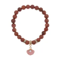 Браслет Жемчужина (богатство, здоровье, счастье) синт.кам. Корич. авантюрин 8мм BS-CR-1051