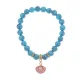 Браслет Жемчужина (богатство, здоровье, счастье) синт.кам. Бирюза 8мм BS-CR-1055