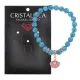 Браслет Жемчужина (богатство, здоровье, счастье) синт.кам. Бирюза 8мм BS-CR-1055