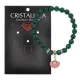 Браслет Жемчужина (богатство, здоровье, счастье) синт.кам. Малахит 8мм BS-CR-1062