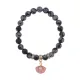 Браслет Жемчужина (богатство, здоровье, счастье) нат.кам. Обсидиан 8мм BS-CR-1064