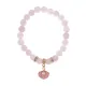 Браслет Жемчужина (богатство, здоровье, счастье) нат.кам. Розовый кварц 8мм BS-CR-1065