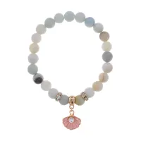 Браслет Жемчужина (богатство, здоровье, счастье) нат.кам. Амазонит 8мм BS-CR-1076