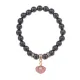 Браслет Жемчужина (богатство, здоровье, счастье) синт.кам. Гематит (не магнит.) 8мм BS-CR-1078