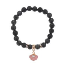 Браслет Жемчужина (богатство, здоровье, счастье) нат.кам. Змеевик 8мм BS-CR-1079