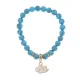 Браслет Облако (духовность, плодородие) синт.кам. Бирюза 8мм BS-CR-1145