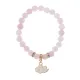 Браслет Облако (духовность, плодородие) нат.кам. Розовый кварц 8мм BS-CR-1155