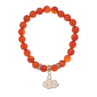 Браслет Облако (духовность, плодородие) нат.кам. Сердолик 8мм BS-CR-1157