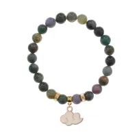 Браслет Облако (духовность, плодородие) нат.кам. Яшма 8мм BS-CR-1165