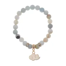 Браслет Облако (духовность, плодородие) нат.кам. Амазонит 8мм BS-CR-1166