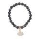 Браслет Облако (духовность, плодородие) синт.кам. Гематит (не магнит.) 8мм BS-CR-1168