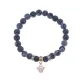 Браслет Корона (молодость и красота) нат.кам. синий Африк. агат 8мм BS-CR-1227