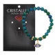 Браслет Глаз (от сглаза и порчи) синт.кам. Хризоколла 8мм BS-CR-1251